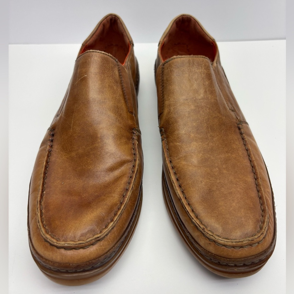 Roan by Bed Stu Men's Slip-On Leather Loafers - Brown, SZ 12, box 30